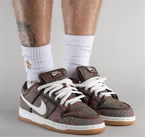 nike paisley dunks|Nike dunk low pro paisley brown.